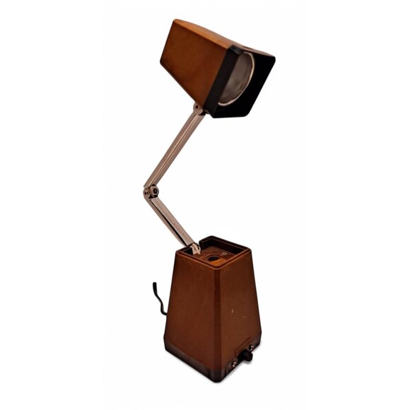 Vintage Underwriter Laboratories Pyramid Crane Neck Lamp | Retro-Futurism - Picture 1 of 16